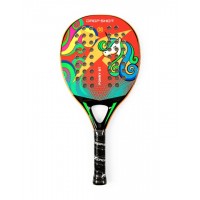 RAQUETE DROP SHOT BEACH TENNIS PONY INFANTIL - LARANJA/VERMELHO